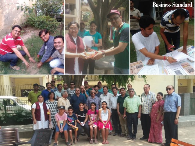 Business Standard Tree Plantation Initiative in Delhi