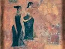 V S Gaitonde's Two Women, water colour on paper V S Gaitonde's Two Women, water colour on paper