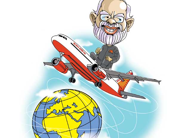 Image result for modi traveling