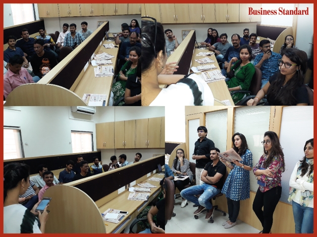 Graphene Media Fridays With Business Standard At Graphene Media, Mumbai.