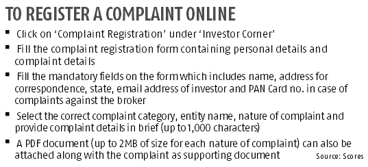 graph Filing stock-related complaints against erring companies gets easier