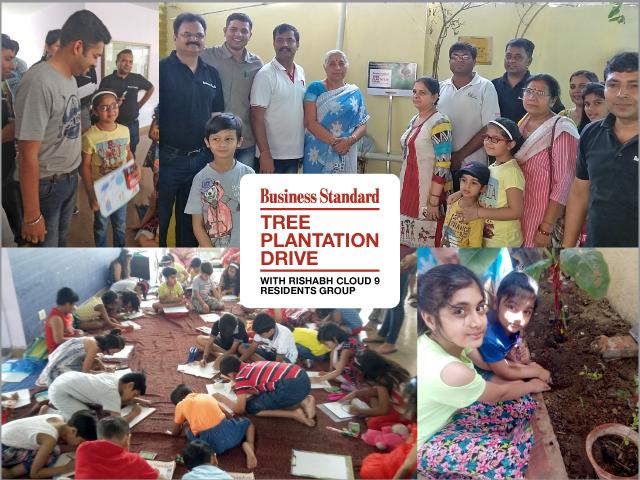 The plantation drive saw not just the committee members but also the senior citizens and children participating