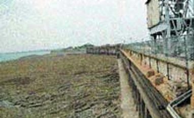 Cauvery water rocks assembly