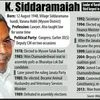 K Siddaramaiah
