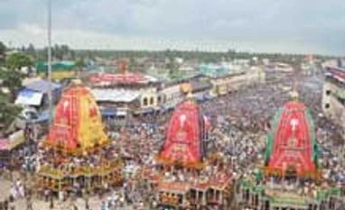 Millions throng Puri for Rath Yatra