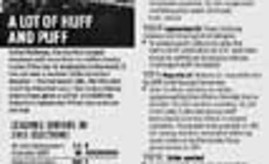 A lot of huff and puff