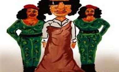 The dictator's playthings Gaddafi