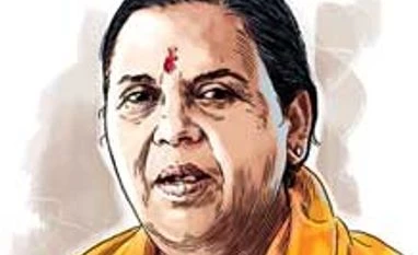 Caught between Hindutva and development Uma Bharti