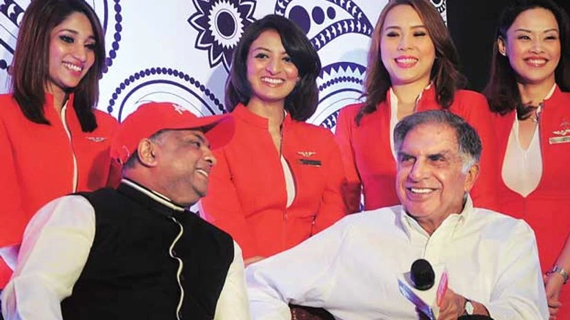 AirAsia group CEO Tony Fernandes (left) and Ratan Tata, chairman emeritus, Tata Sons AirAsia group CEO Tony Fernandes (left) and Ratan Tata, chairman emeritus, Tata Sons