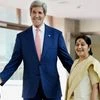John Kerry and Sushma Swaraj