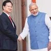 Prime Minister Modi with his Vietnamese counterpart Nguyen Tan Dung in New Delhi on Tuesday