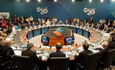 After G20 stalemate, focus turns to signs of growth momentum Leaders meet during a plenary session at the G20 leaders summit in Brisbane