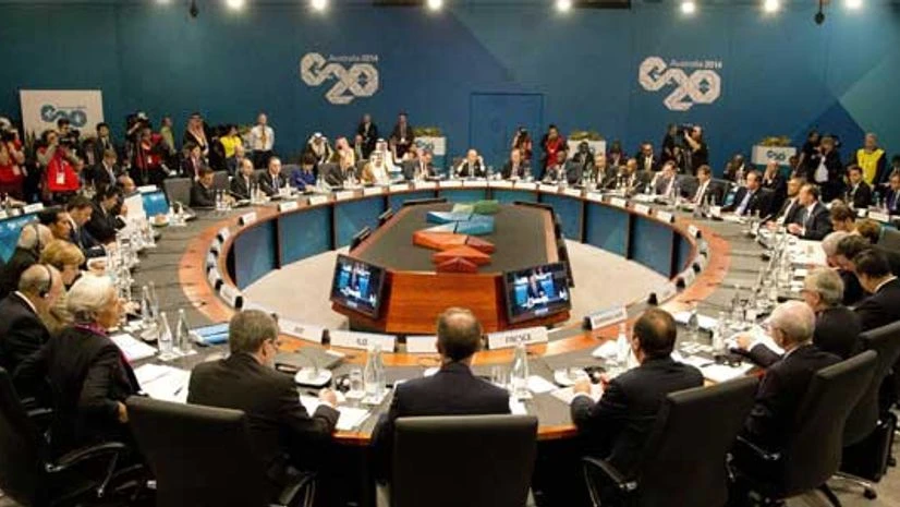Leaders meet during a plenary session at the G20 leaders summit in Brisbane Leaders meet during a plenary session at the G20 leaders summit in Brisbane