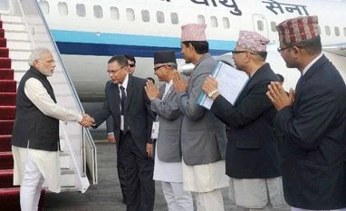 PM Modi calls for speedy drafting of Nepal's Constitution