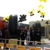 JK Tyre launches India's largest tyre at IMME 2014