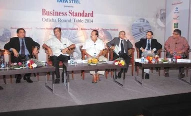 Odisha: Overcoming hurdles to faster growth (L to R): TV Narendran, MD, Tata Steel; Ashok Panda, minister for tourism & culture; Debi Mishra, minister for industries; Ansuman Das, CMD, Nalco; AN Sahay, CMD, MCL; and Jagadananda, founder & mentor, Centre for Youth and Social Development, at the