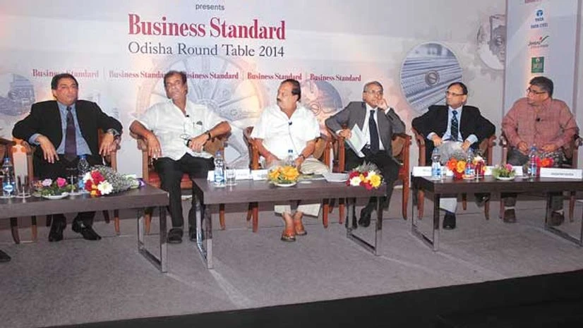 (L to R): TV Narendran, MD, Tata Steel; Ashok Panda, minister for tourism & culture; Debi Mishra, minister for industries; Ansuman Das, CMD, Nalco; AN Sahay, CMD, MCL; and Jagadananda, founder & mentor, Centre for Youth and Social Development, at the (L to R): TV Narendran, MD, Tata Steel; Ashok Panda, minister for tourism & culture; Debi Mishra, minister for industries; Ansuman Das, CMD, Nalco; AN Sahay, CMD, MCL; and Jagadananda, founder & mentor, Centre for Youth and Social Development, at the