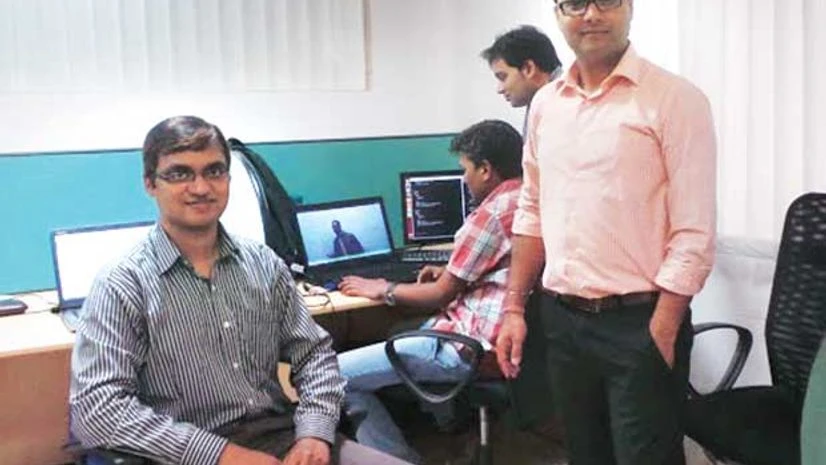 Superprofs.com co-founders Piyush Agrawal (standing) and Sujeet Jumar Superprofs.com co-founders Piyush Agrawal (standing) and Sujeet Jumar