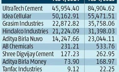 Aditya Birla group's market value rises 50% as investors ignore bad news
