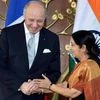 Sushma Swaraj,  Laurent Fabius