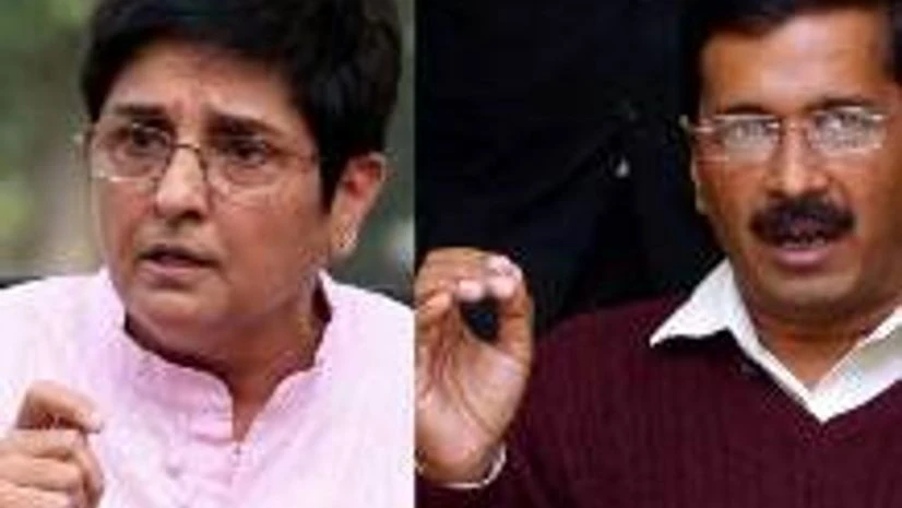 Kiran Bedi, Arvind Kejriwal