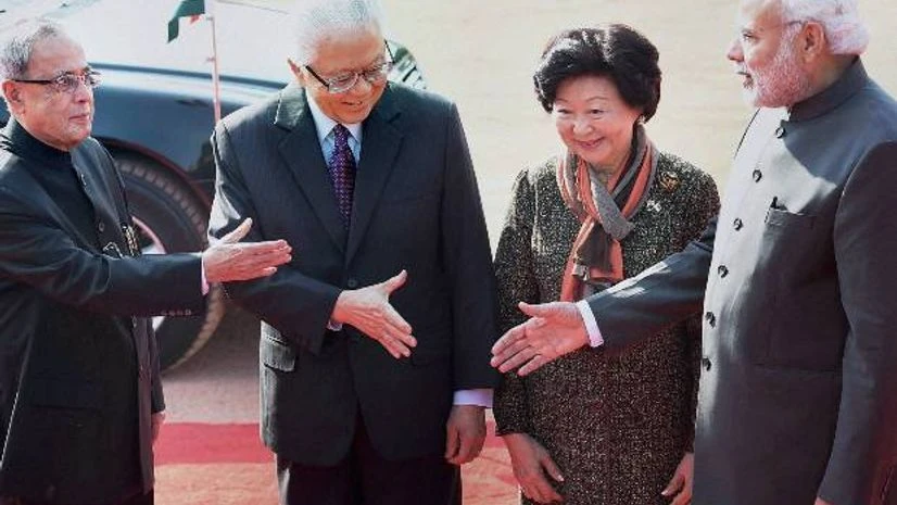 Tony Tan Keng Yam, Narendra Modi