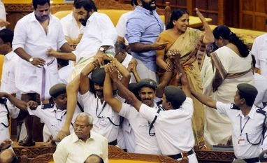 Kerala Assembly rampage: Police book LDF MLAs, begin probe