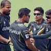 KKR players during a practice session at Eden Gardens in Kolkata