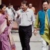 Railway Minister Suresh Prabhu with Nirmala Sitharaman and Kiren Rijiju. File photo