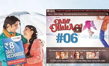 Sachet-sized TV recharge Tata Sky