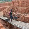 A labourer works at a brick field. File photo: PTI