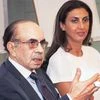 Adi Godrej, chairman, Godrej group, with Tanya Dubash, chief brand officer, at a press conference. File photo
