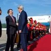 US Secretary of State, John Kerry arrives in Seoul, South Korea