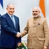 Israeli Prime Minister Benjamin Netanyahu and Narendra Modi
