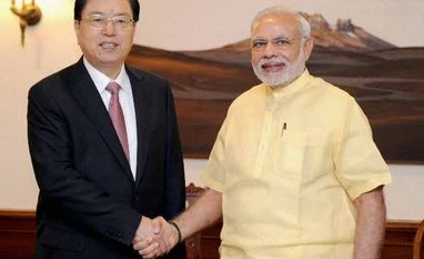 Chinese leader meets Modi, range of issues discussed Narendra Modi, Zhang Dejiang