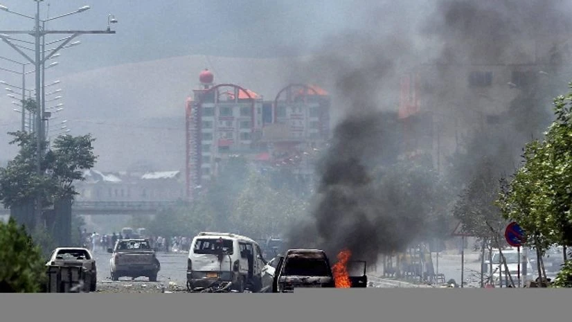 Explosion strikes near large demonstration in Kabul Explosion strikes near large demonstration in Kabul