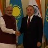 Narendra Modi, President  Nursultan Nazarbayev