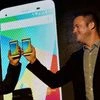 Navin Chawla, Vice President and Head Products, Lava (L) and Mike Hayes, Director, Android and Chrome Partnership Asia Pacific at a Lava smartphone launch in New Delhi. (File photo: PTI)