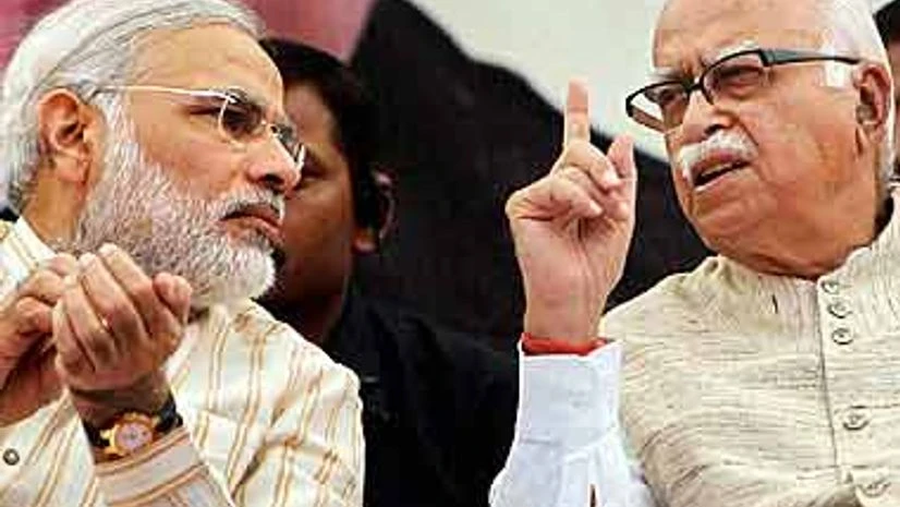 Narendra Modi & L K Advani Narendra Modi & L K Advani