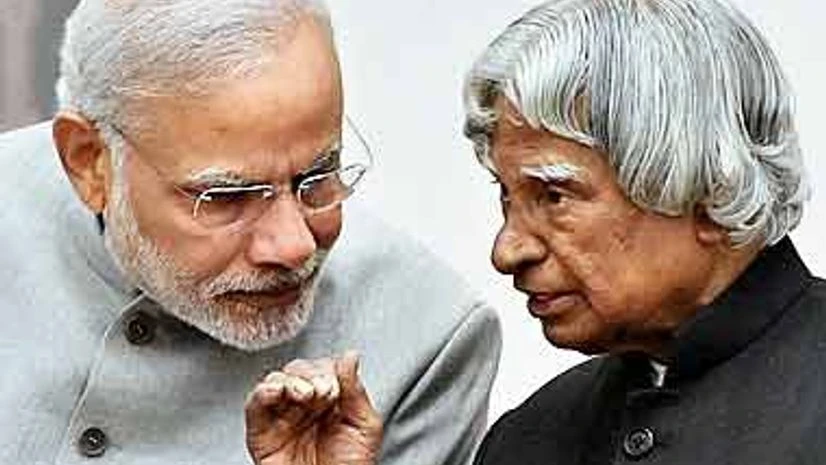 File Photo of Narendra Modi & APJ Abdul Kalam Narendra Modi & APJ Abdul Kalam