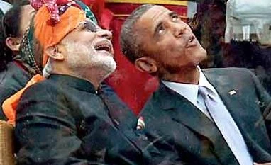 India, US to deepen security ties; increase trade to $500 bln Narendra Modi & Barack Obama