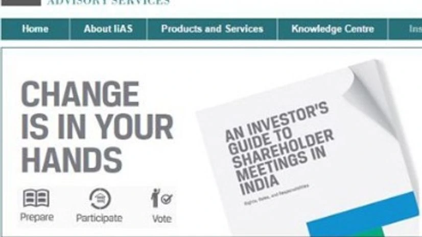 Institutional Investor Advisory Services India Limited home page Institutional Investor Advisory Services India Limited home page