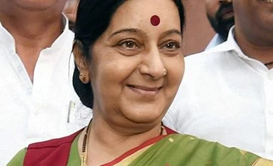 Sushma Swaraj, UNDP chief discuss sustainable development goals Sushma Swaraj