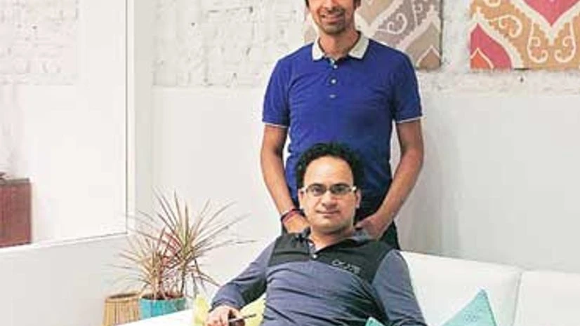 Livspace co-founder and CEO Anuj Srivastava (standing) and co-founder and director Ramakant Sharma Livspace co-founder and CEO Anuj Srivastava (standing) and co-founder and director Ramakant Sharma