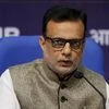 Financial Services Secretary Hasmukh Adhia answers a question during a news conference in New Delhi