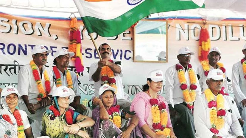 A file photo of a protest at Delhi's Jantar Mantar to demand One Rank, One Pension A file photo of a protest at Delhi's Jantar Mantar to demand One Rank, One Pension