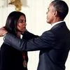 US President Barack Obama presents the National Humanities Medal to Jhumpa Lahiri. Photo: Twitter - @airnewsalerts