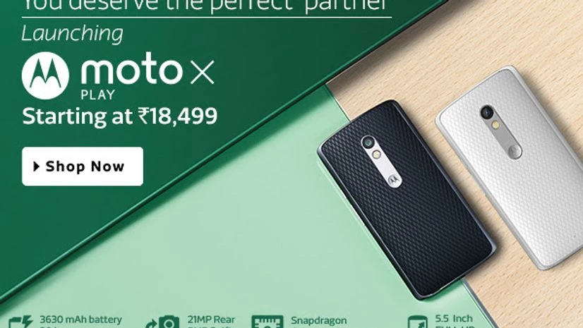 Flipkart lauched Moto X Play starting at Rs 18,499 Flipkart lauched Moto X Play starting at Rs 18,499