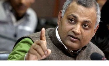 FIR against AAP MLA Somnath Bharti for 'instigating' men to misbehave with woman FIR against AAP MLA Somnath Bharti for 'instigating' men to misbehave with woman