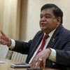A M Naik, group executive chairman of Larsen &amp; Toubro, speaks during an interview with Reuters in Mumbai